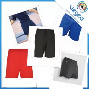 Short de foot publicitaire | Shorts de football personnalisés avec logo | Goodies Vegea