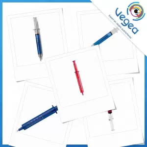 Aperçu de produits de type Stylo seringue publicitaire personnalisé