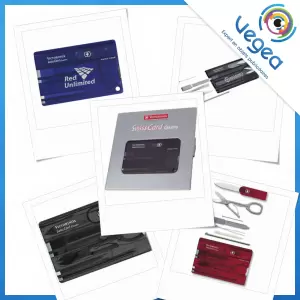 Swisscard Victorinox publicitaire personnalisée avec votre logo | Goodies Vegea