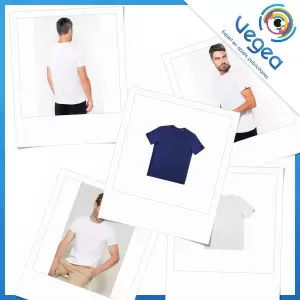 T-shirt publicitaire en coton bio, personnalisé avec votre logo | Goodies Vegea