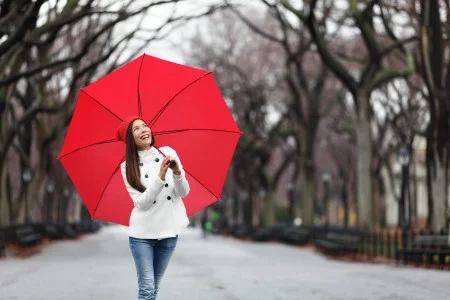 Photo de parapluie publicitaire