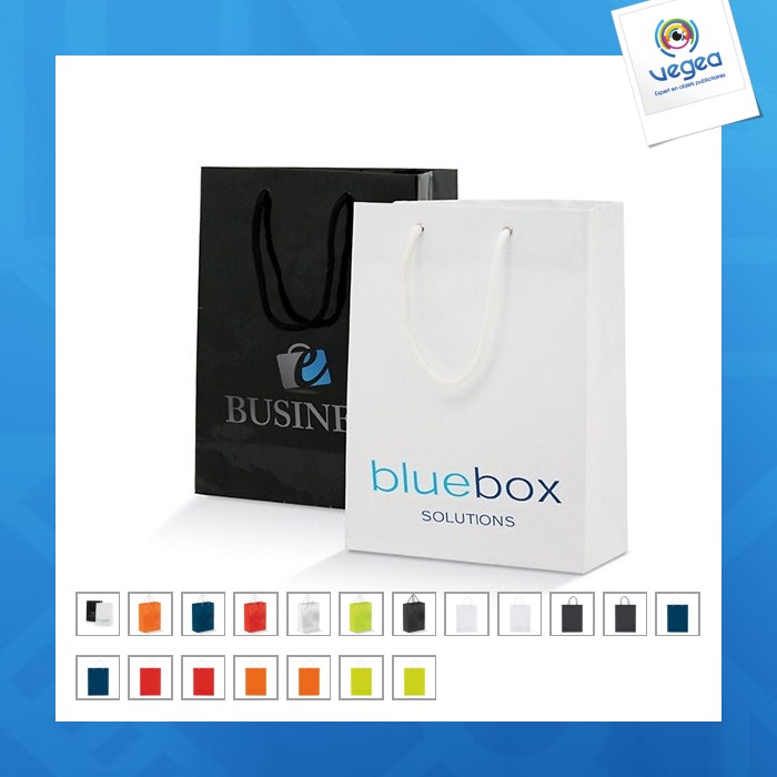 Grand sac en papier personnalisé 200g/m²