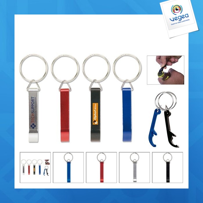 Porte-clés décapsuleur promotionnel