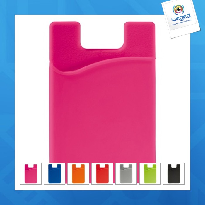 Porte-carte smartphone silicone