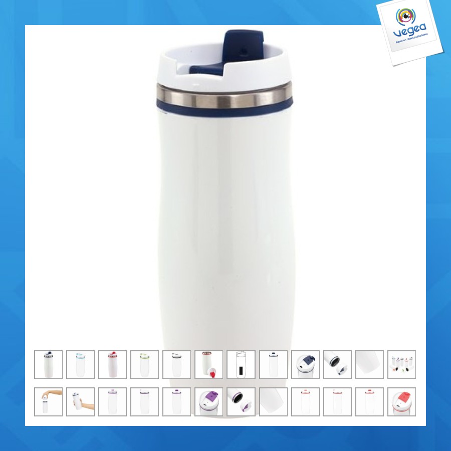 Mug isotherme publicitaire crema