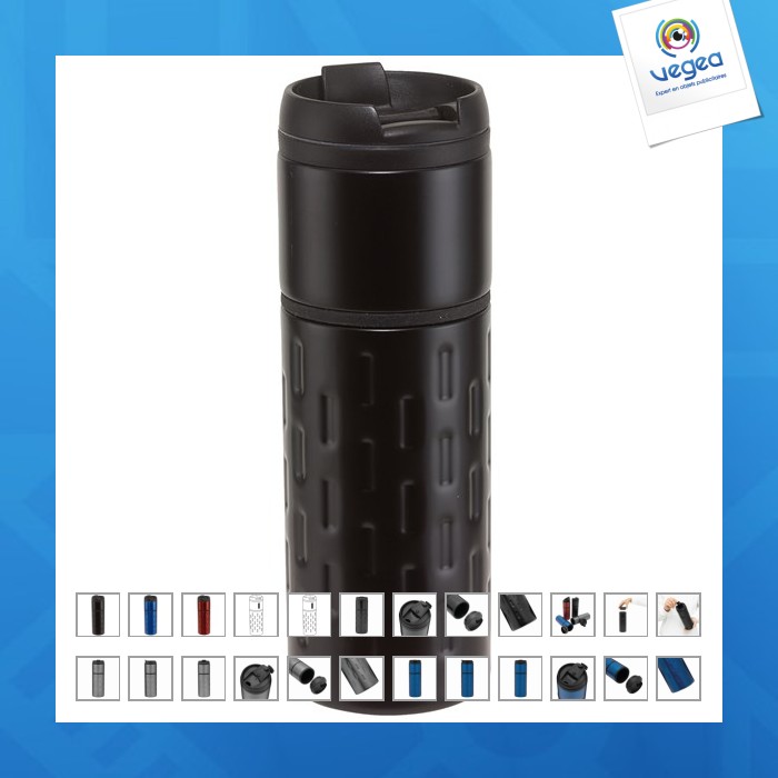 Mug isolant en inox 40cl