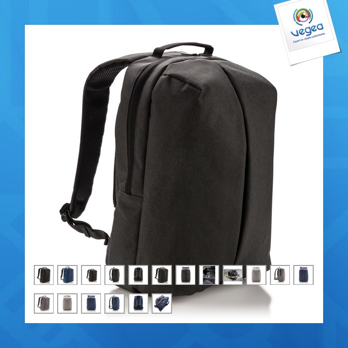 Sac à dos personnalisable bureau & sport double compartiment