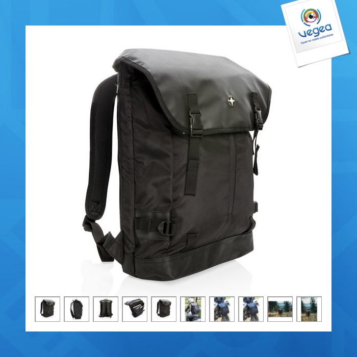 Sac à dos avec logo rembourré swiss peak