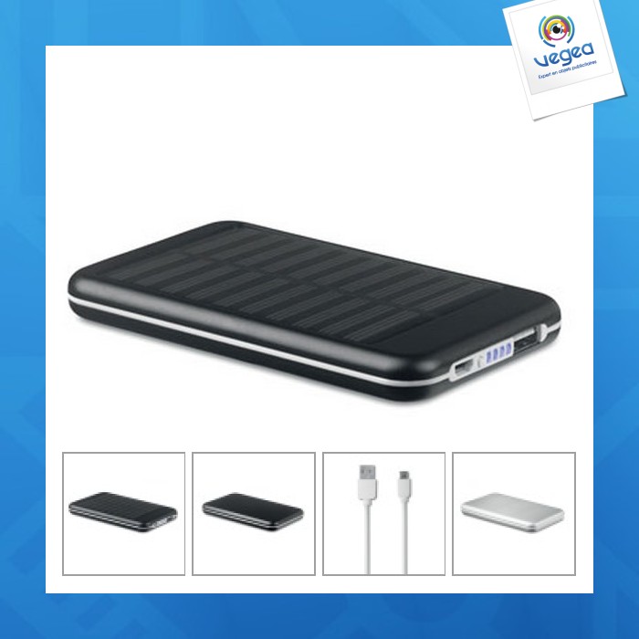 Powerbank solaire personnalisable 4000mah