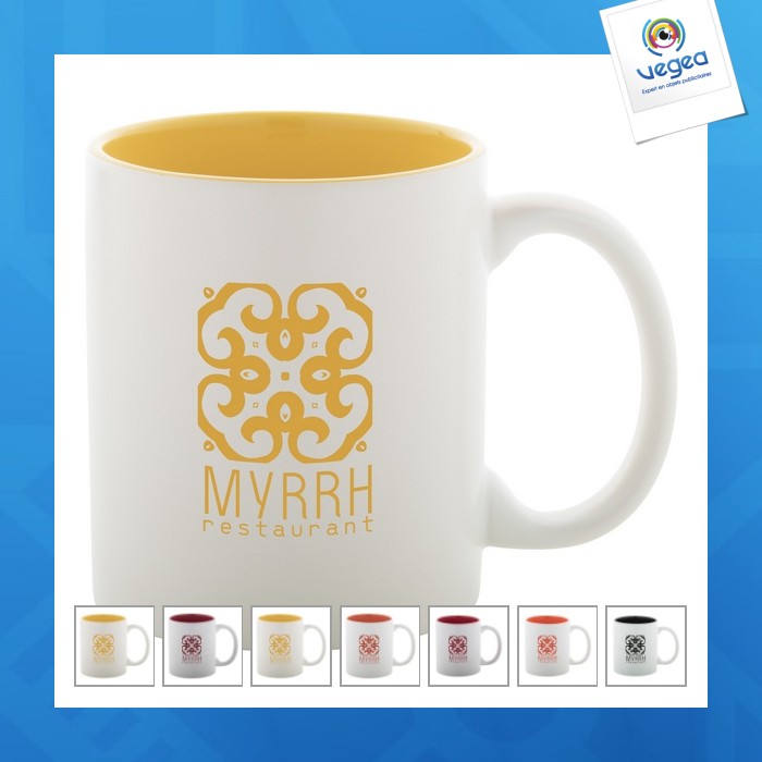Mug publicitaire bicolore 300ml