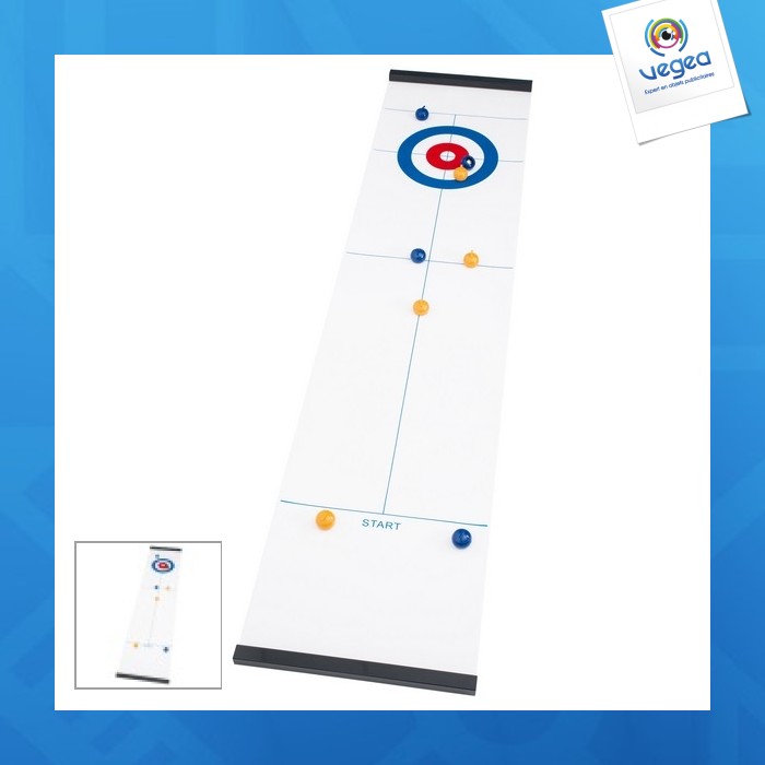 Jeu de curling reflects