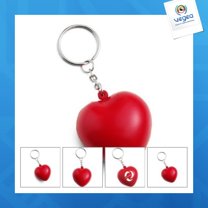 Porte-clés anti-stress globe