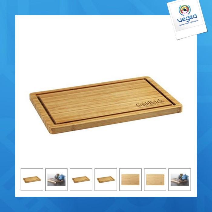 Bamboo board planche à découper publicitaire