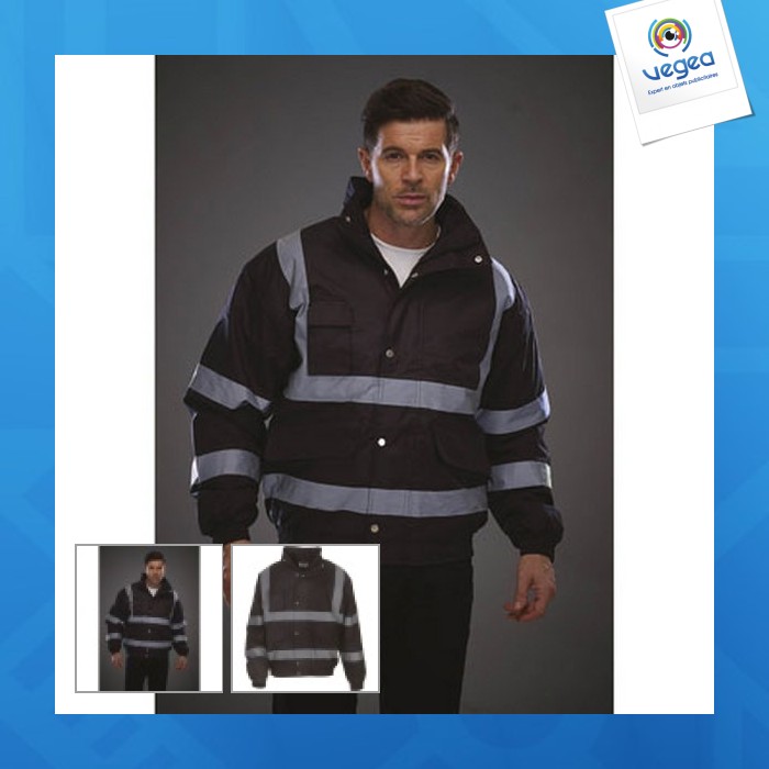 Blouson haute visibilité personnalisé