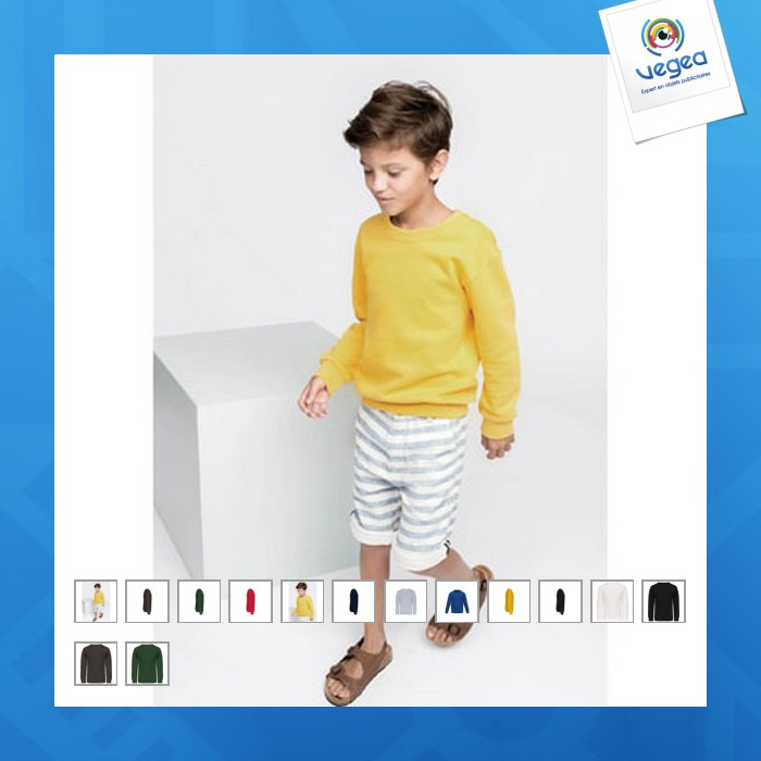 Sweat-shirt col rond enfant