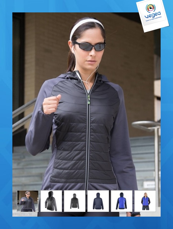 Veste personnalisable légère de sport femme