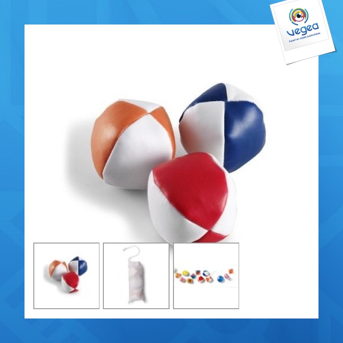 Set de 3 balles anti-stress