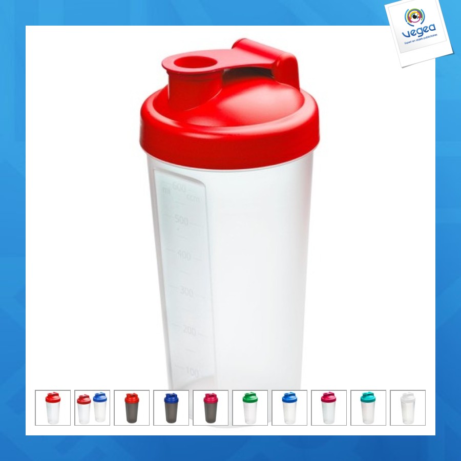 Shaker protéines publicitaire 60cl