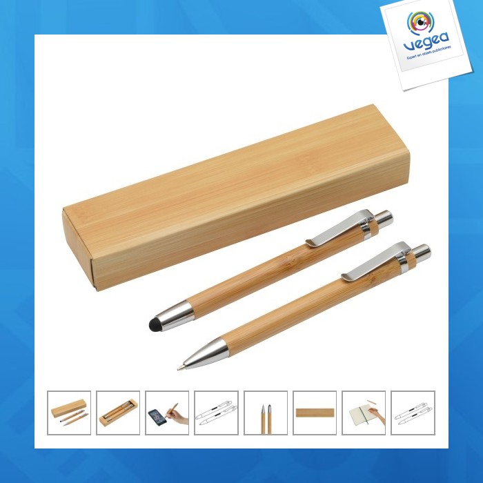 Set d´écriture double bamboo