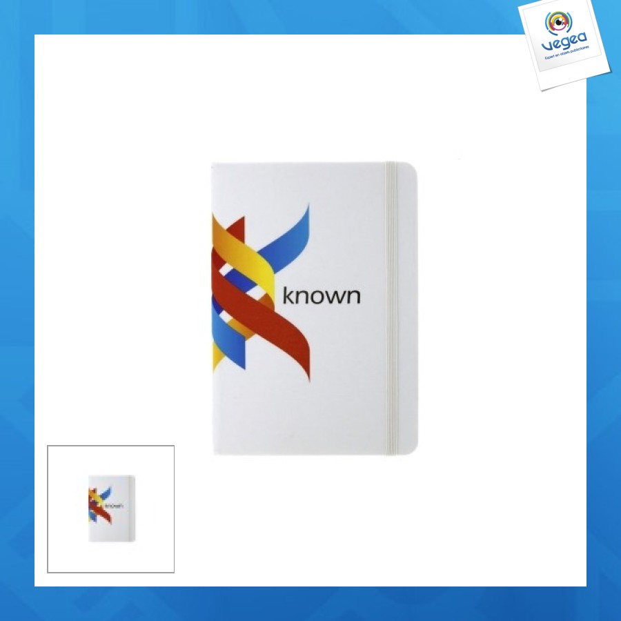 Carnet publicitaire a6 blanc express