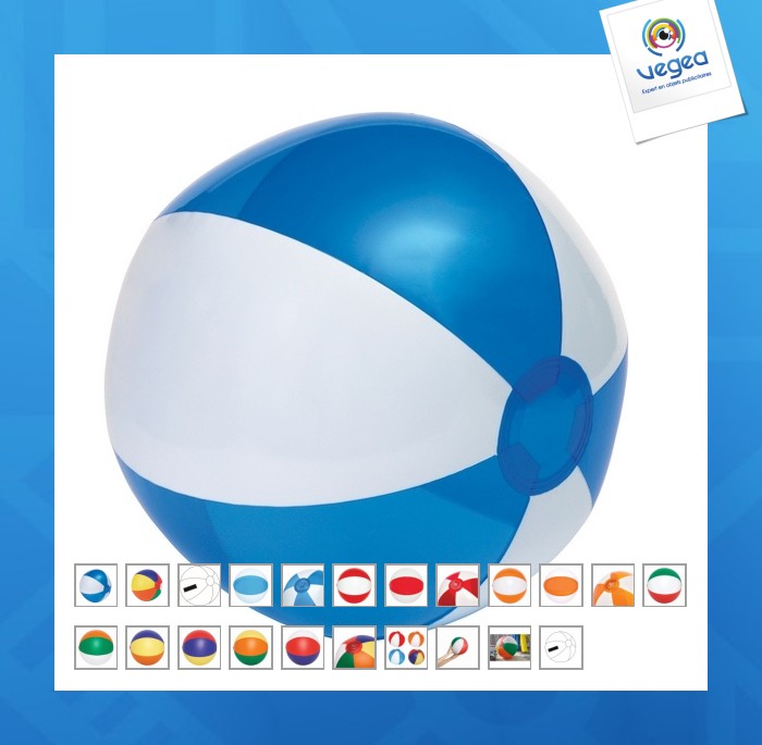 Ballon de plage personnalisé ocean 26cm