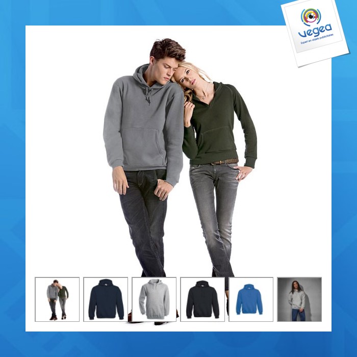 Sweat capuche publicitaire 280 pst