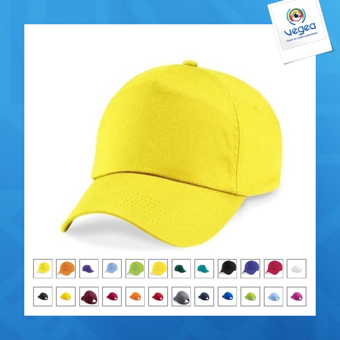 Casquette publicitaire enfant 5 panneaux