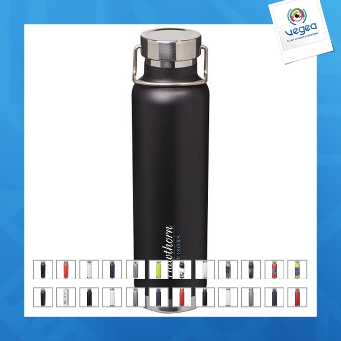 Bouteille thor avec isolation par le vide et couche de cuivre 650ml