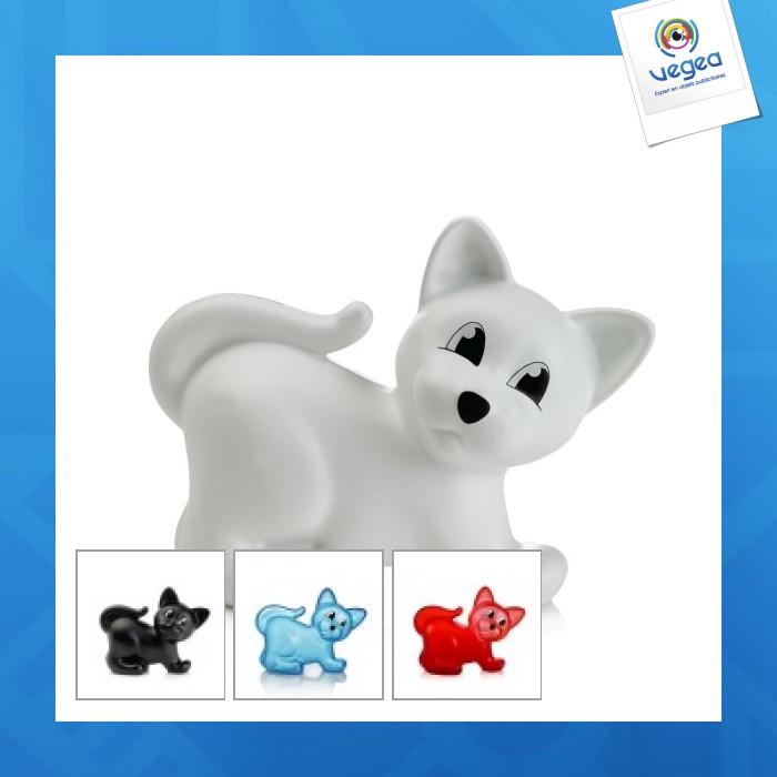 Tirelire chat avec logo kitty