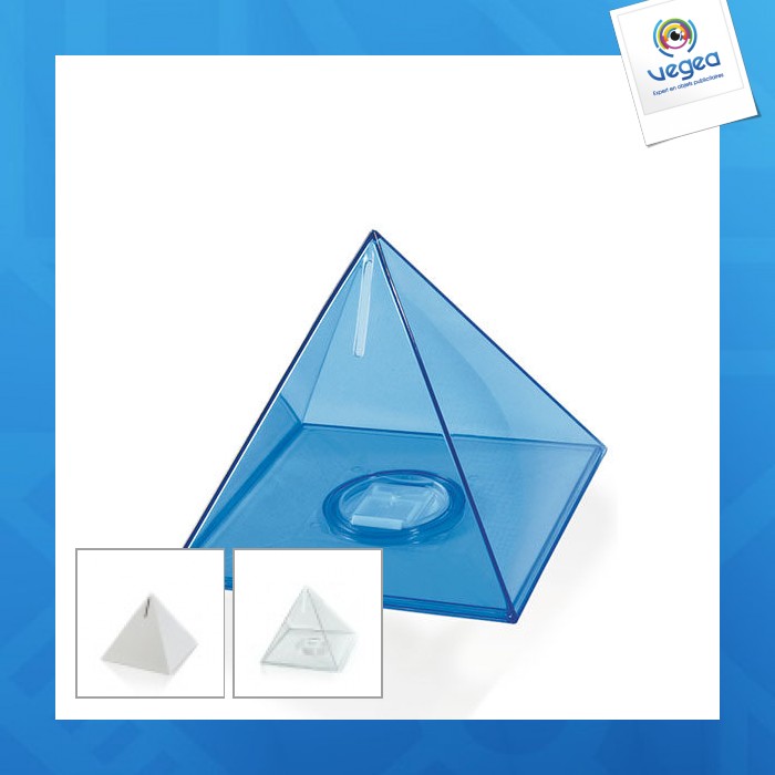 Tirelire pyramide personnalisable