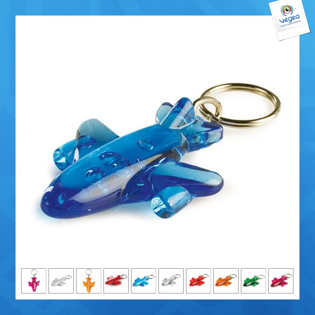 Porte-clés personnalisable avion