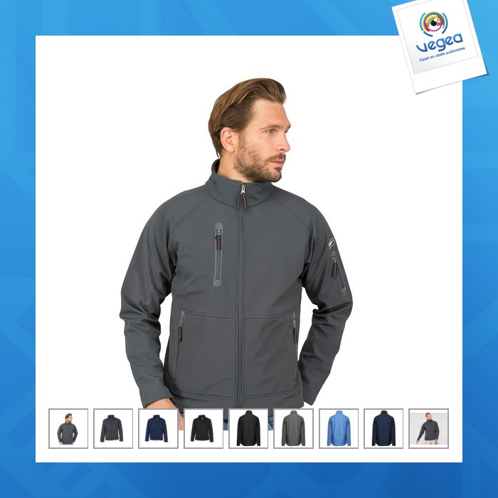 Veste softshell homme 3 couches