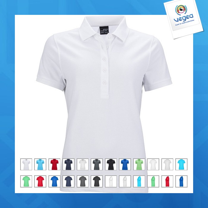 Polo stretch femme - james nicholson