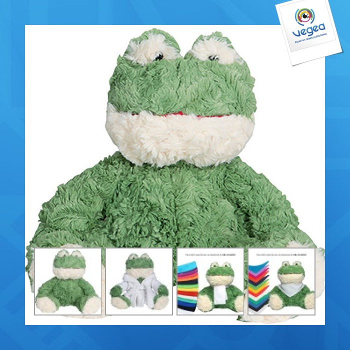 Peluche grenouille publicitaire - mbw