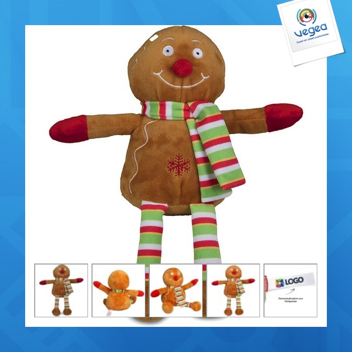 Peluche personnalisable pain d'épice - mbw