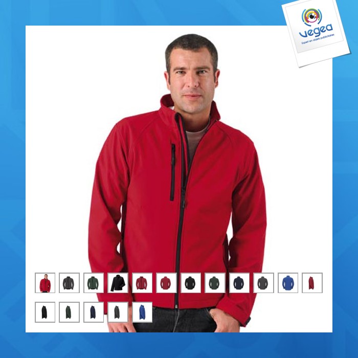 Veste softshell personnalisable 3 couches
