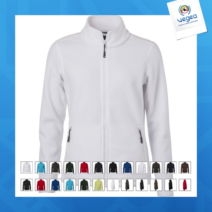 Veste polaire personnalisée femme - james nicholson