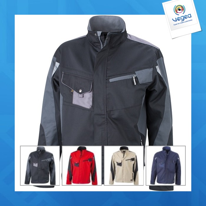 Veste publicitaire workwear - james nicholson