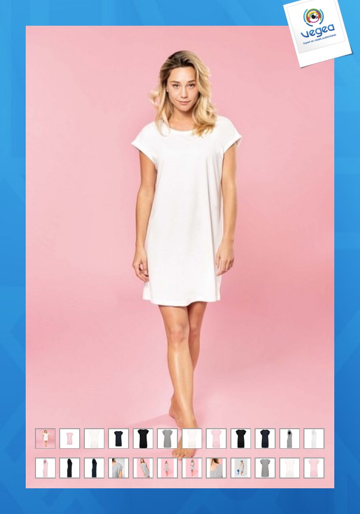 T-shirt avec logo long femme - kariban