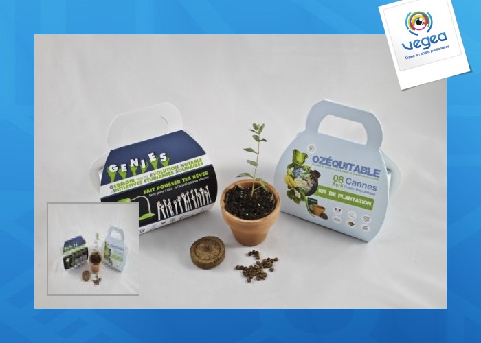 Mallette kit de plantation personnalisé