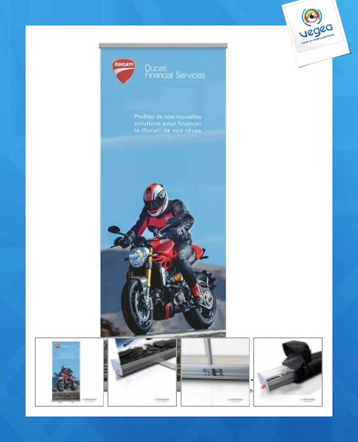 Enrouleur roll-up 60x160cm