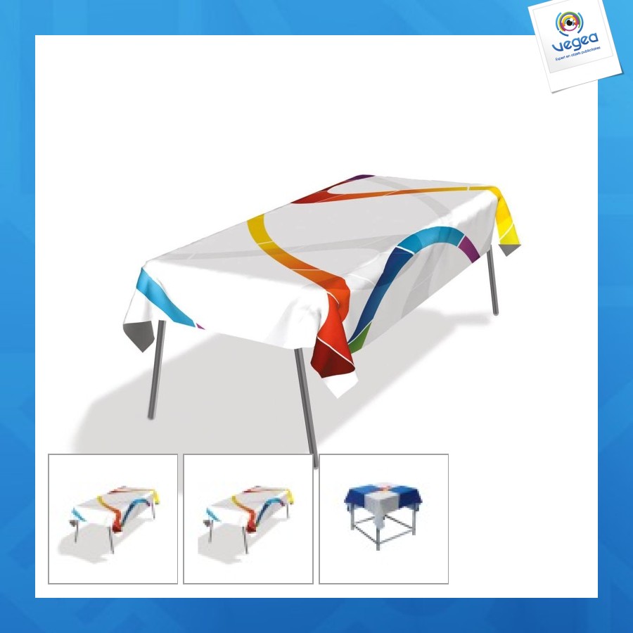Nappe publicitaire quadri 100x200cm