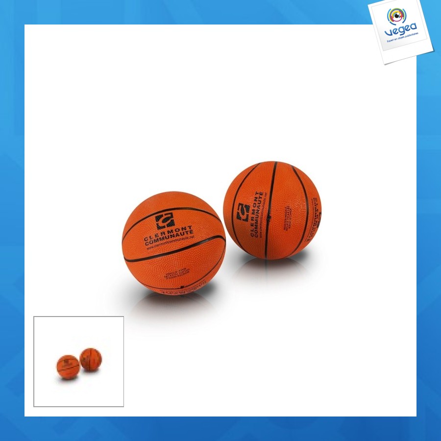 Mini ballon de basket publicitaire