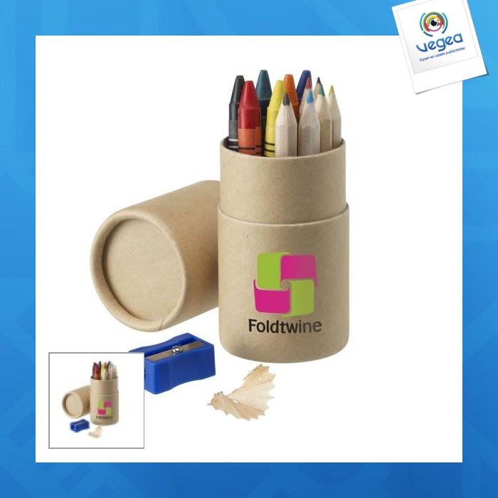 Colourjoy crayons de couleur avec logo