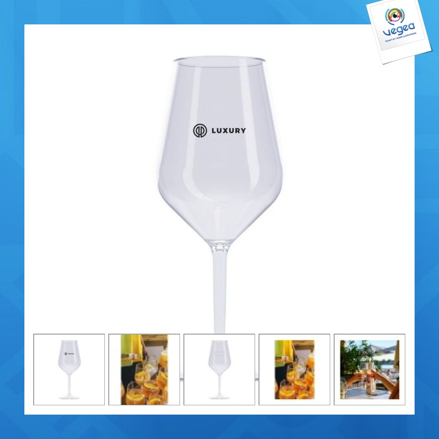 Verre à vin publicitaire tritan 460 ml