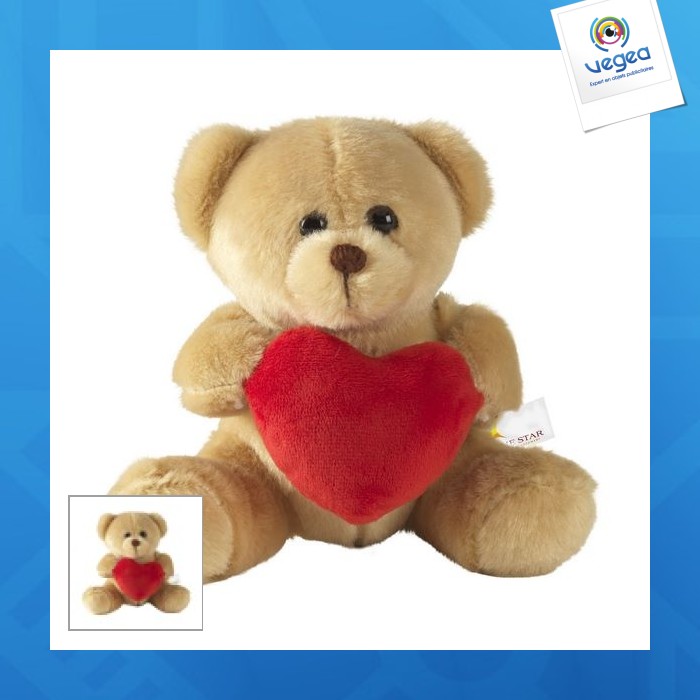 With love ours en peluche publicitaire