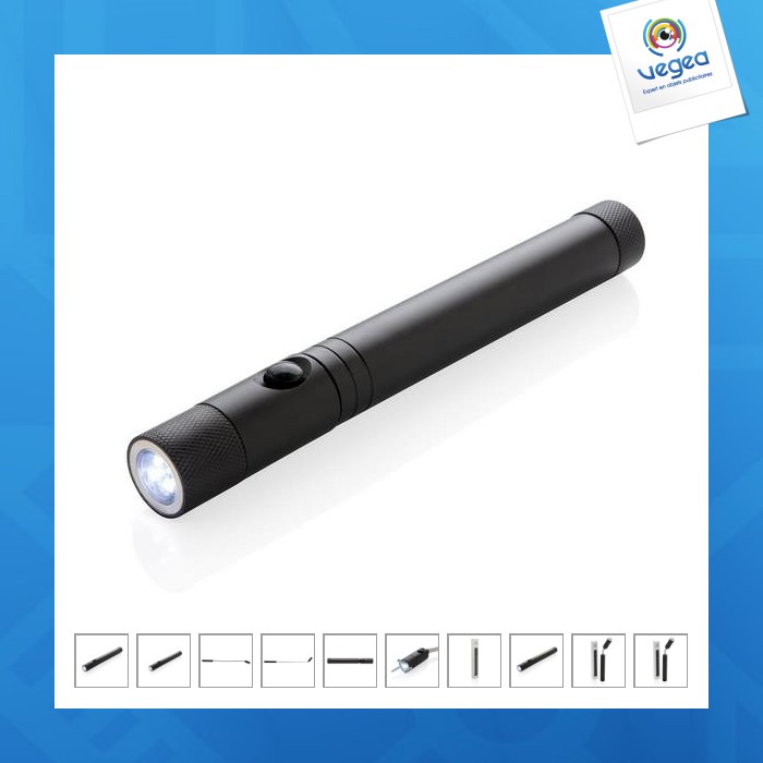 Lampe télescopique avec aimant
