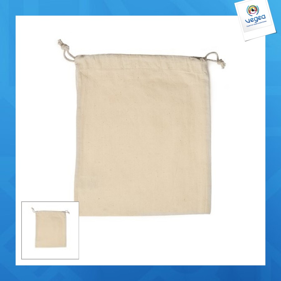 Pochon coton 30x45cm express 48h