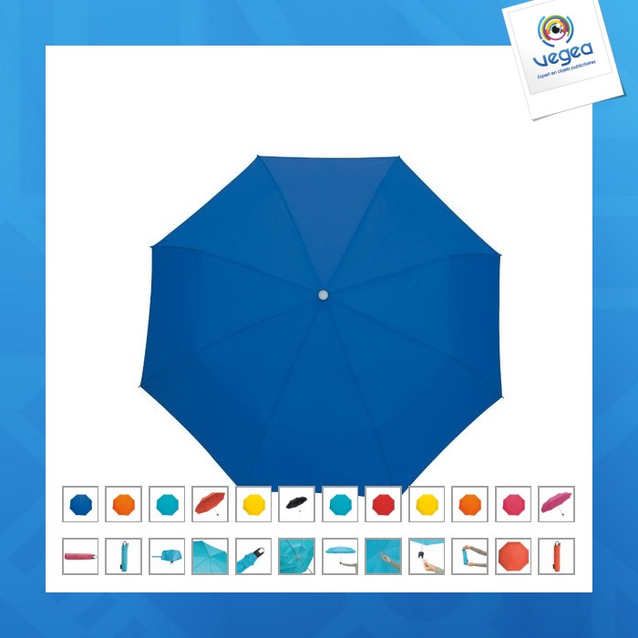 Parapluie de poche personnalisable avec dragonne