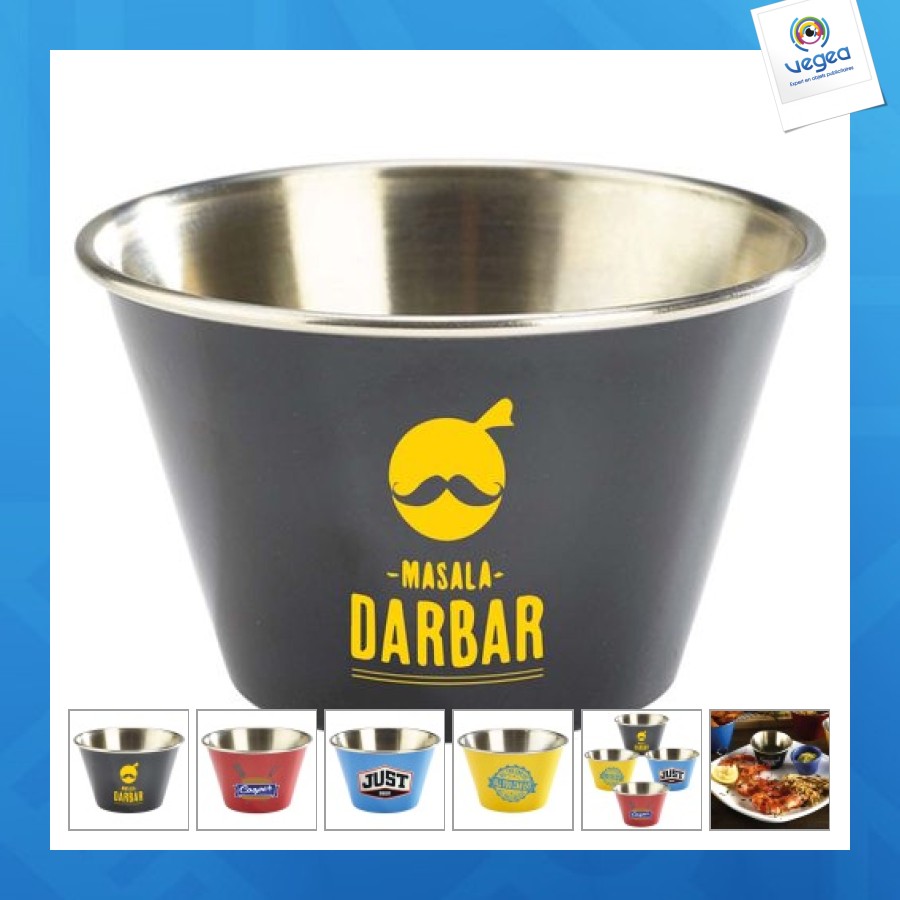 Ramequin métal personnalisable 6oz en couleur